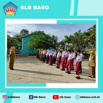 Pelaksanaan Ujian Sekolah Tingkat SDLB dan SMPLB Di SLB Baso
