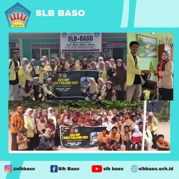 SLB Baso Mendapatkan Kunjungan Dari Mahasiswa KKN UNP