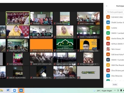 pembukaan pesantren via zoom